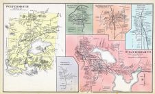 Wolfeborough, Wolfeborough Junction, Wolfeborough Town, Bartlett Town, Union, Wakefield, New Hampshire State Atlas 1892